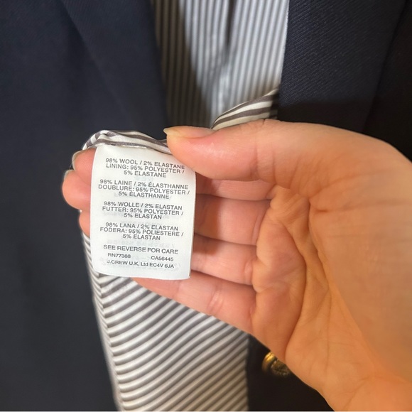 J.Crew Womens Schoolboy navy blazer - Picture 11 of 12